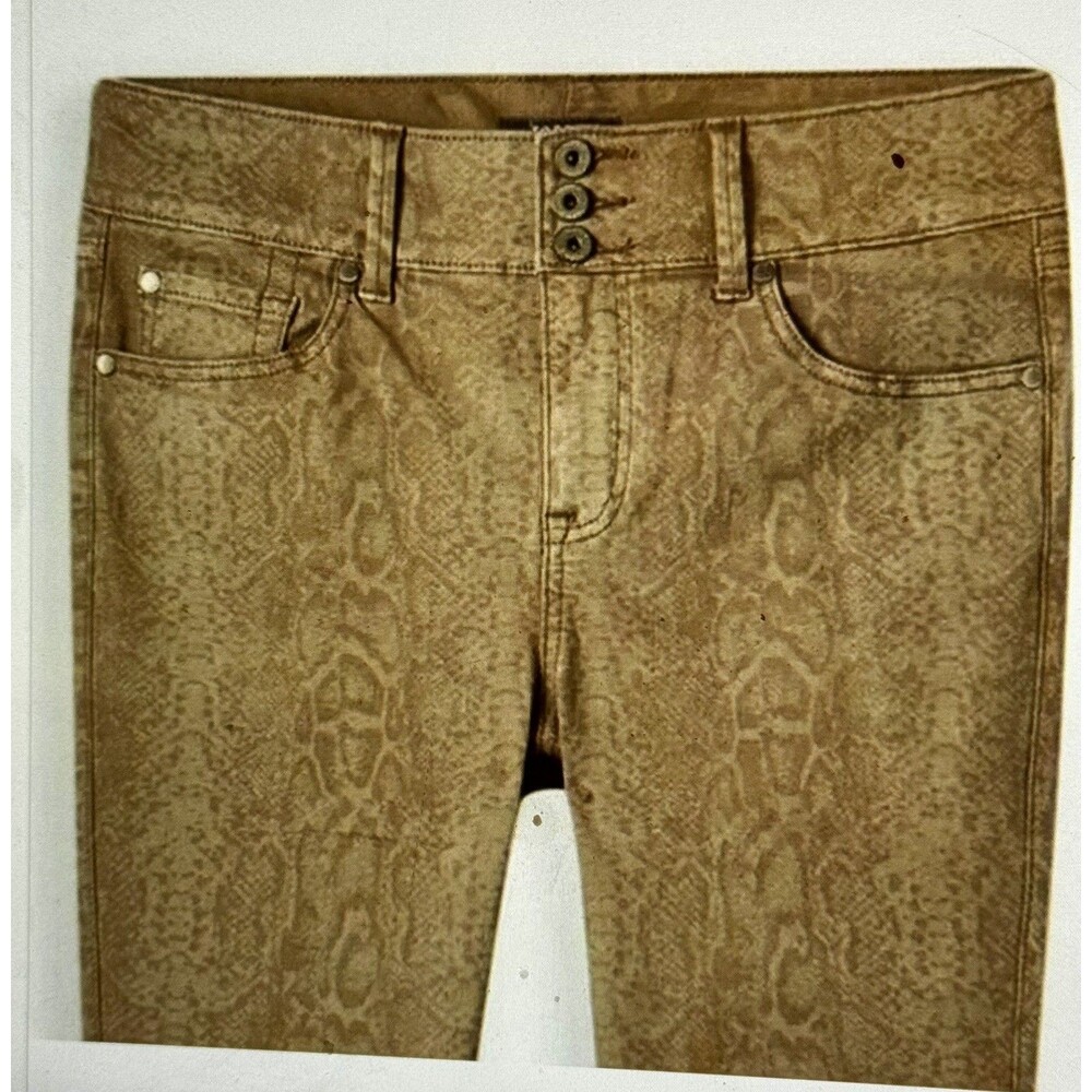Torrid High Rise Jegging Tan Python Size 20 Regular NWT - Picture 3 of 3